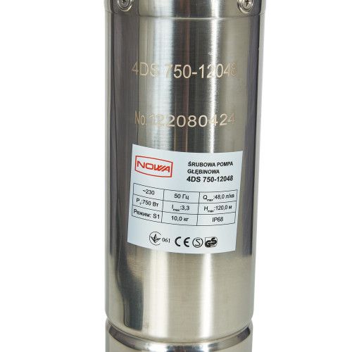 Насос погружной скважинный шнековый NOWA 4DS 750-12048