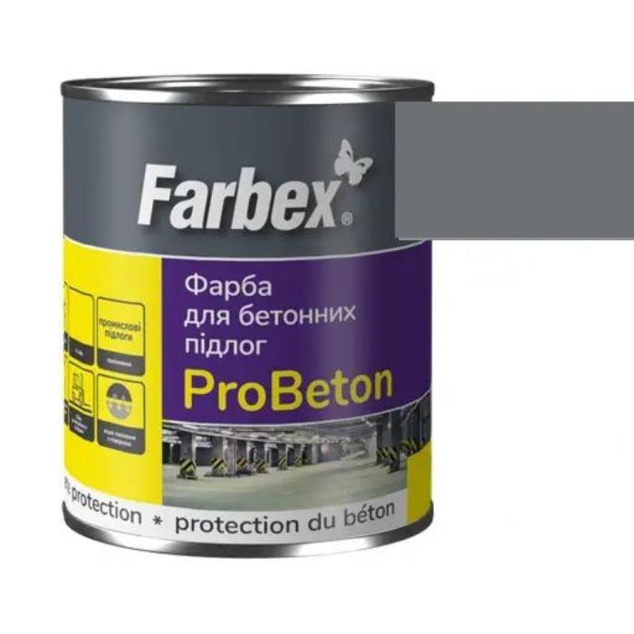 Фарба для бетоної підлоги "ProBeton", світло-сіра ТМ "Farbex" 2,8 кг