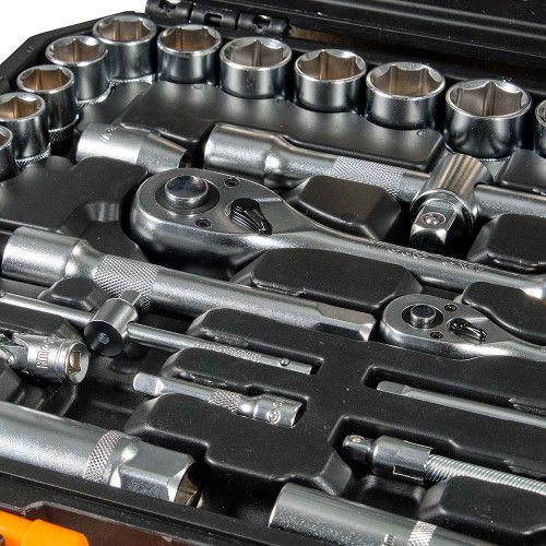 Набор головок торцевых 1/4" и 1/2" 94 предмета INGCO INDUSTRIAL 94 предмета