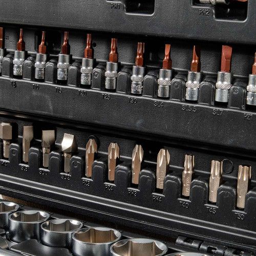 Набор головок торцевых 1/4" и 1/2" 94 предмета INGCO INDUSTRIAL 94 предмета