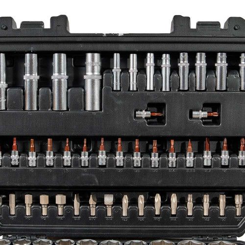 Набор головок торцевых 1/4" и 1/2" 94 предмета INGCO INDUSTRIAL 94 предмета