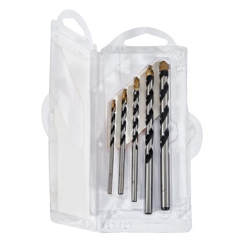 Набор сверл по кирпичу/бетону 5 шт. 4–10 мм INGCO