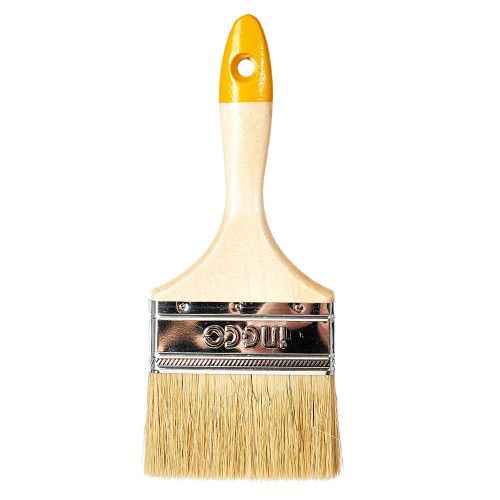 Кисть флейцевая деревянная рукоятка 4″ INGCO