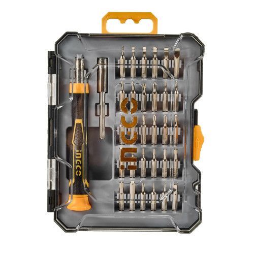 Прецизионная отвертка с набором бит 32 шт. INGCO INDUSTRIAL