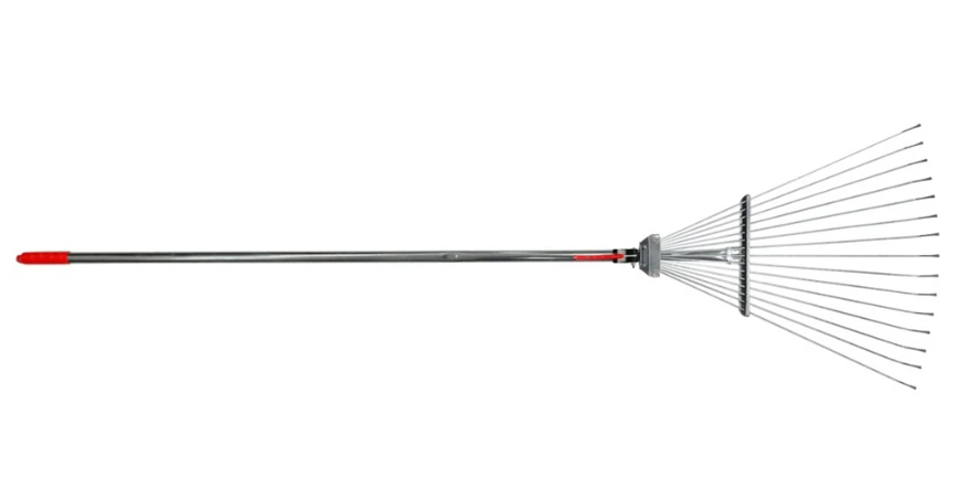 Граблі віялові металеві розсувні з черенком Technics