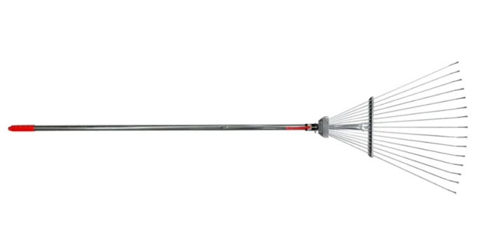 Граблі віялові металеві розсувні з черенком Technics