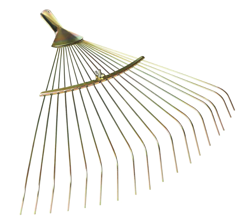 Граблі віялові дротяні оцинк., розсувні 18 зубів, 200-460мм Україна