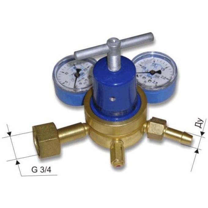 Редуктор баллонный кислородный Донмет БКО-50ДМ 9 (9 мм, 20 МПа) (006.000.00)
