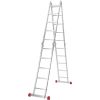 Драбина-трансформер алюмінієва Квітка PRO HD (4х5 сходинок) (110-9605)