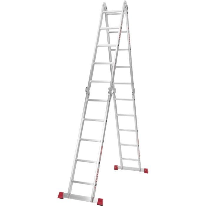 Драбина-трансформер алюмінієва Квітка PRO HD (4х5 сходинок) (110-9605)