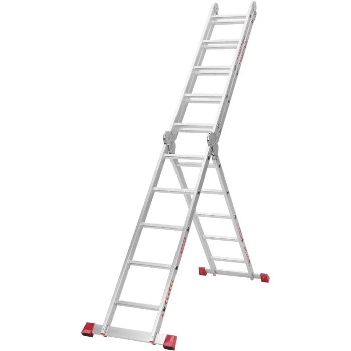Драбина-трансформер алюмінієва Квітка PRO HD (4х5 сходинок) (110-9605)