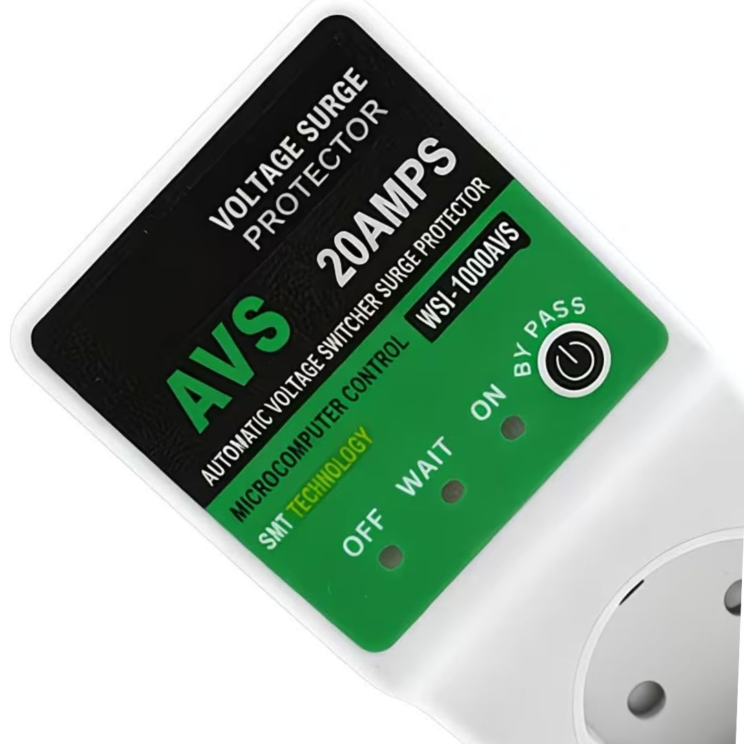 Автоматичне захисне реле в розетку AVS 20А 170–260В відсікач напруги WSL-1000AVS