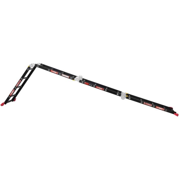 Драбина-трансформер алюмінієва Квітка PRO HD BLACK (4х4 сходинки) (110-9040)