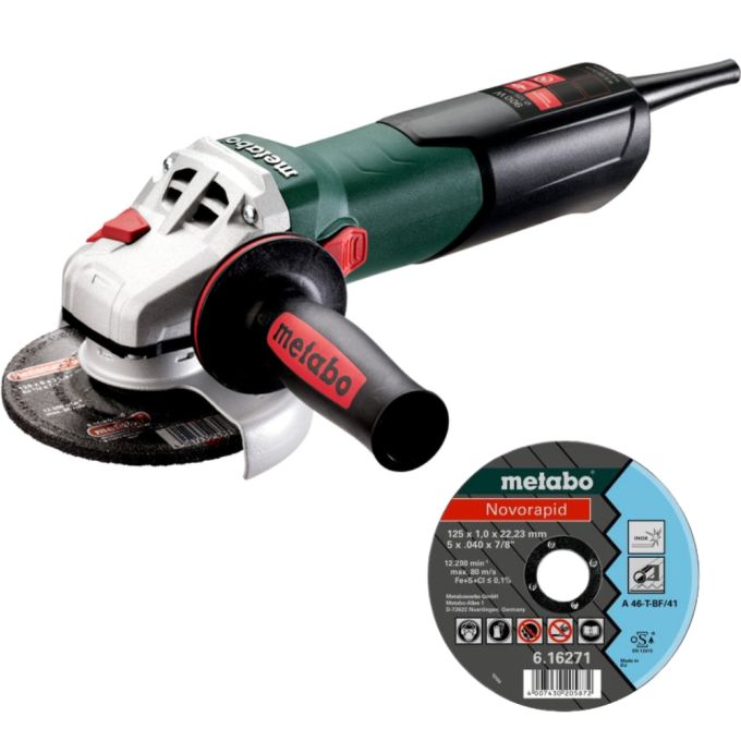 Кутова шліфмашина Metabo W 9-125 QUICK (0.9 кВт, 125 мм)
