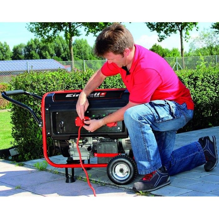 Бензиновий генератор Einhell TC-PG 5500 WD (5.5 кВт, ~3ф, 400 В)