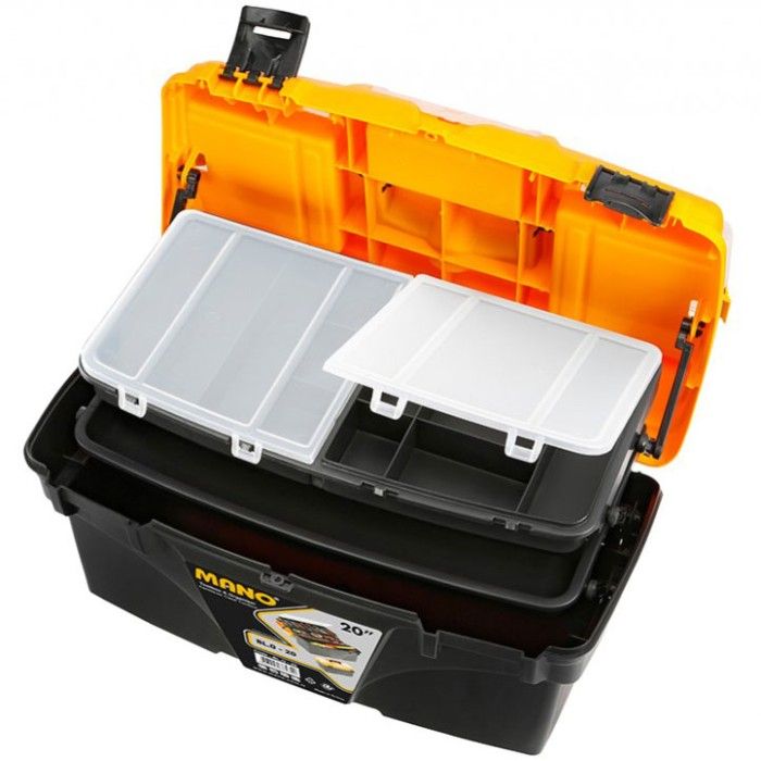 Ящик для інструменту з органайзером і полицями MANO BL.O-20 (510x290x280 мм)