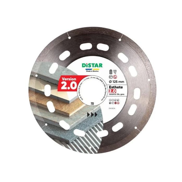 Круг алмазный отрезной Distar Esthete 1A1R (125х1.1х22.23 мм) (10126024010)