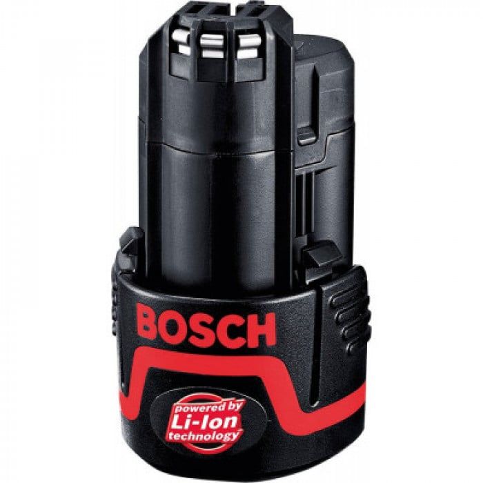 Шуруповерт акумуляторний + набір біт Bosch Professional GSR 12V-15 (12 В, 2х2 А*год, 30 Н*м) (060186