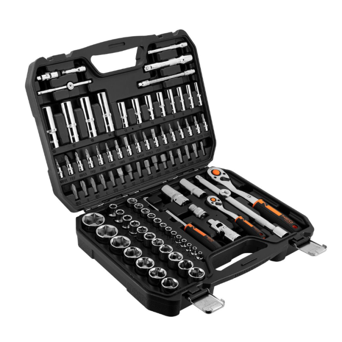 Набор сменных головок NEO Tools (1/2", 1/4", 94 шт.) (10-062)