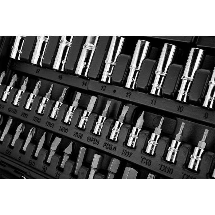 Набор сменных головок NEO Tools (1/2", 1/4", 94 шт.) (10-062)