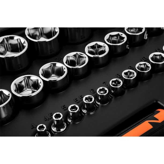 Набор сменных головок NEO Tools (1/2", 1/4", 94 шт.) (10-062)