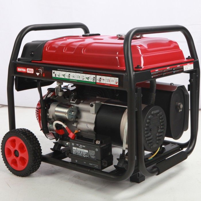 Бензиновий генератор КВІТКА PRO SC3500Е + олива (3.2 кВт) (110-7011)