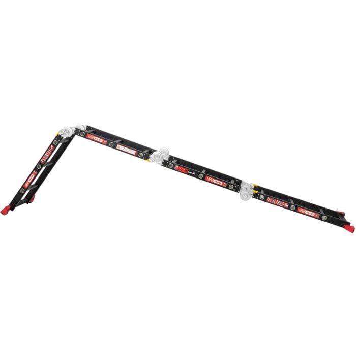 Драбина-трансформер алюмінієва Квітка PRO HD BLACK (4х3 сходинки) (110-9039)