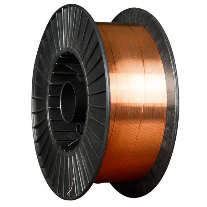 Обміднений зварювальний дріт BLUETOOLS ER70S-6 (СВ08Г2С) (1.2 мм, 15 кг) (220-8013)