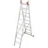 Універсальна 3-секційна драбина KRAUSE Tribilo (3х9 сходинок) (129673)