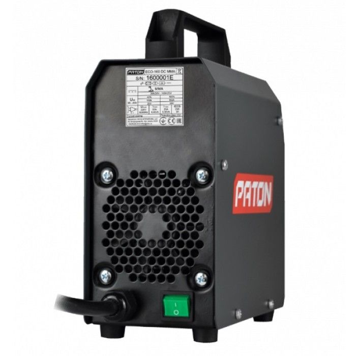 Зварювальний апарат інверторний PATON ECO-160-C (4.4 кВА, 190 А)