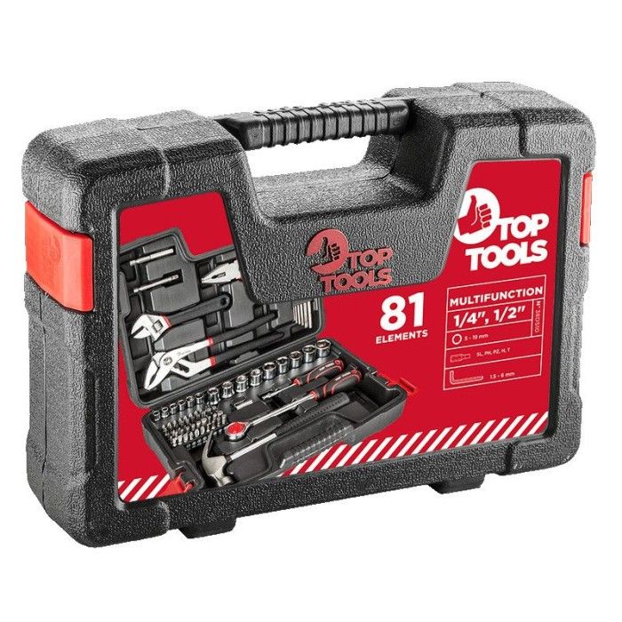 Универсальный набор инструментов Top Tools (81 предмет) (38D510)