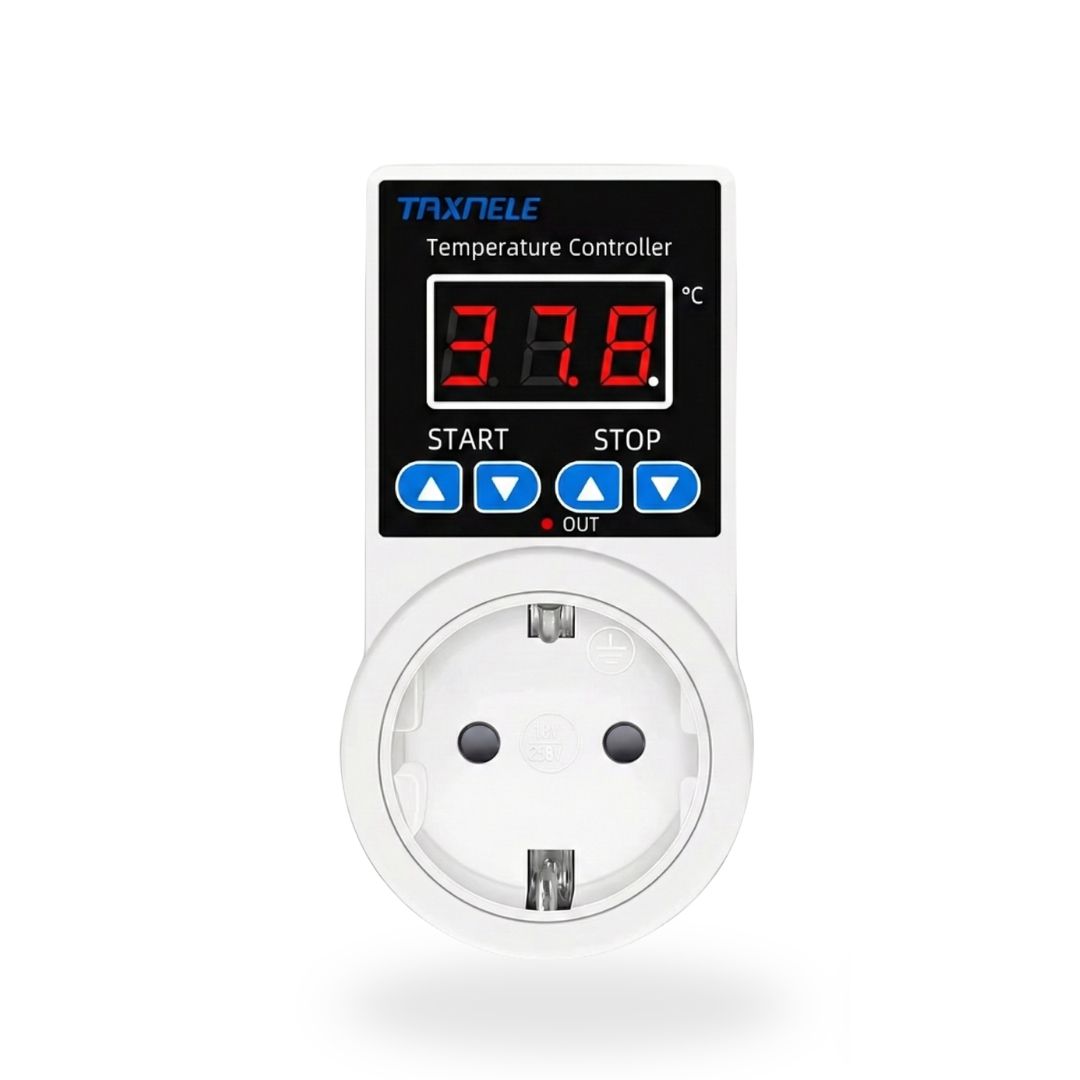 Розетка-термостат, цифровий регулятор температури, розетка 110 В, 220 В, датчик NTC