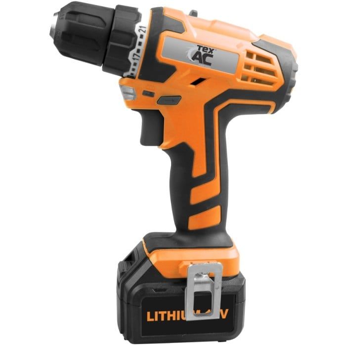 Акумуляторний шуруповерт Tex.AC ТА-01-172 (2х18 В, 1.5 А*год)