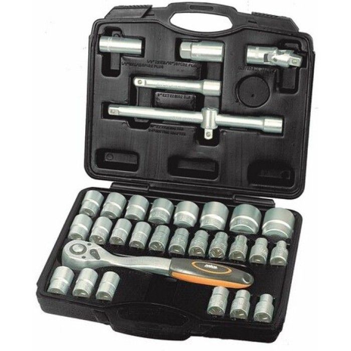 Miol Набір головок 1/2", трещітка (32 од)