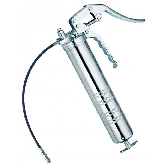 Шприц для змазки 400 мл з нейлоновим шлангом Jonnesway