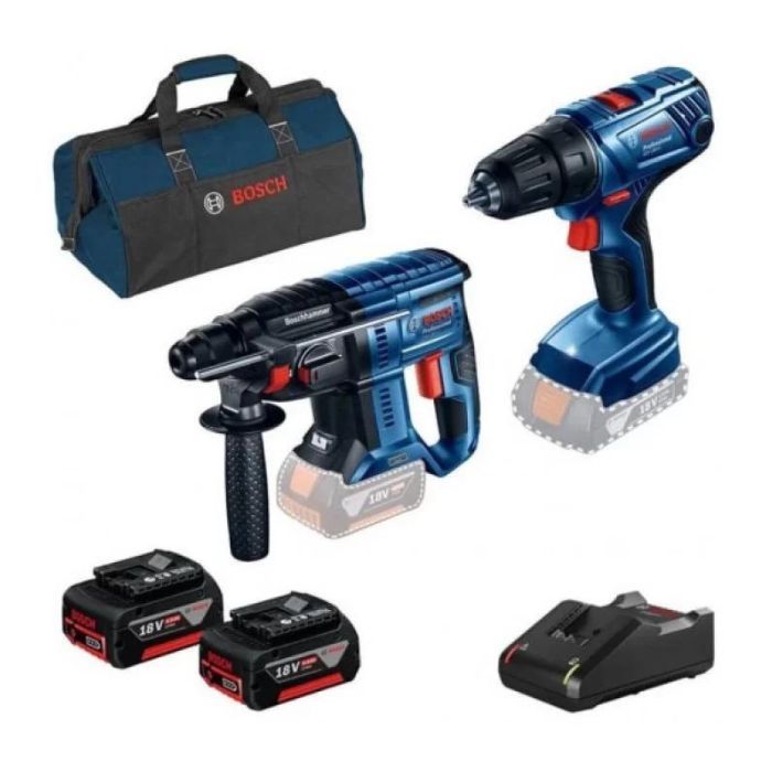 Набір: перфоратор Bosch GBH 180-LI + шуруповерт Bosch GSR 180-LI (0615990M31)
