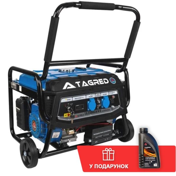 Генератор бензиновий TAGRED TA3500GKWX (3.5 кВт)