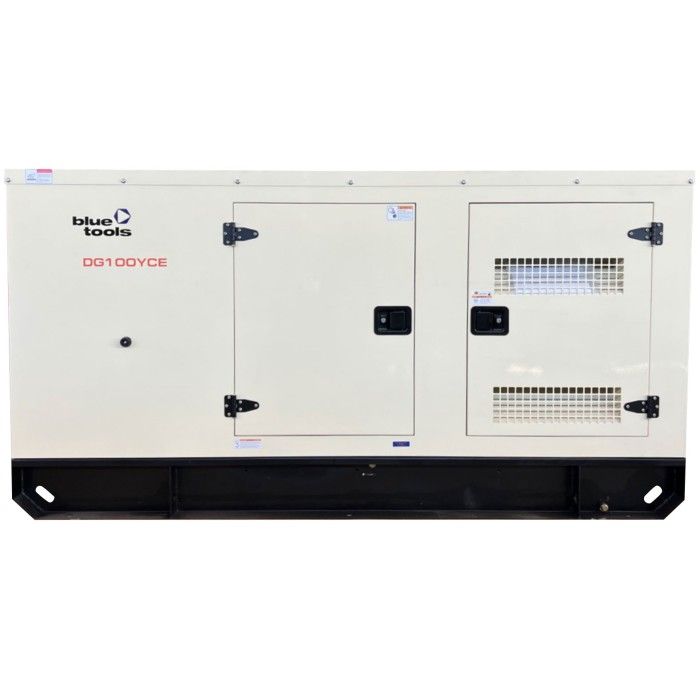 Дизельний генератор BLUETOOLS DG100YCE (88 кВт, ~3ф, 400 В, є вихід під ATS) (220-7033)