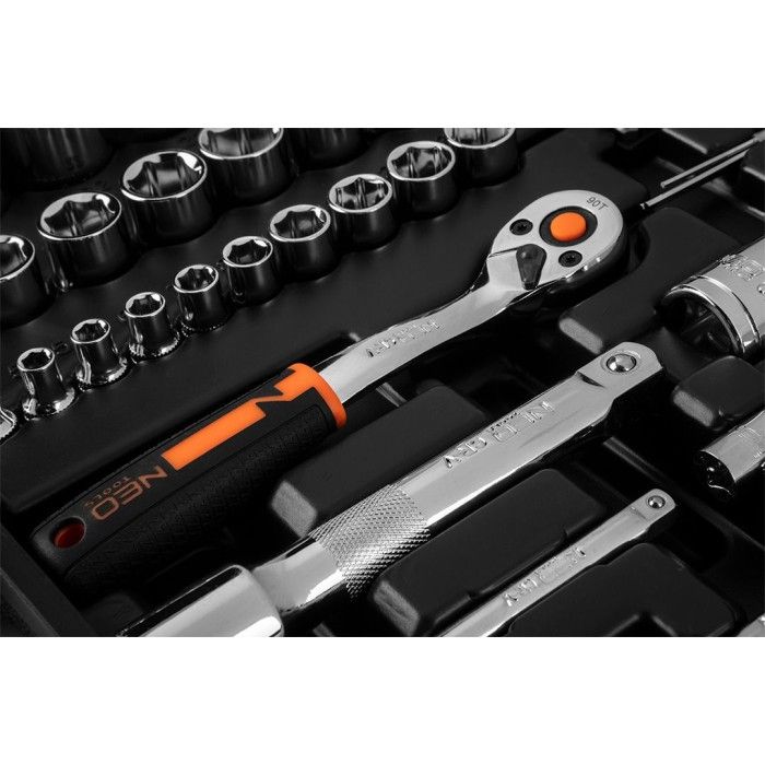 Набор инструментов NEO Tools (1/4", 1/2", 73 шт.) (10-054)