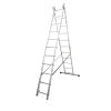 Лестница алюминиевая 3-х секционная BLUETOOLS Expert (3х11 ступеней) (160-9028)