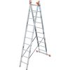 Универсальная 3-секционная лестница KRAUSE Tribilo (3х10 ступенек) (129680)