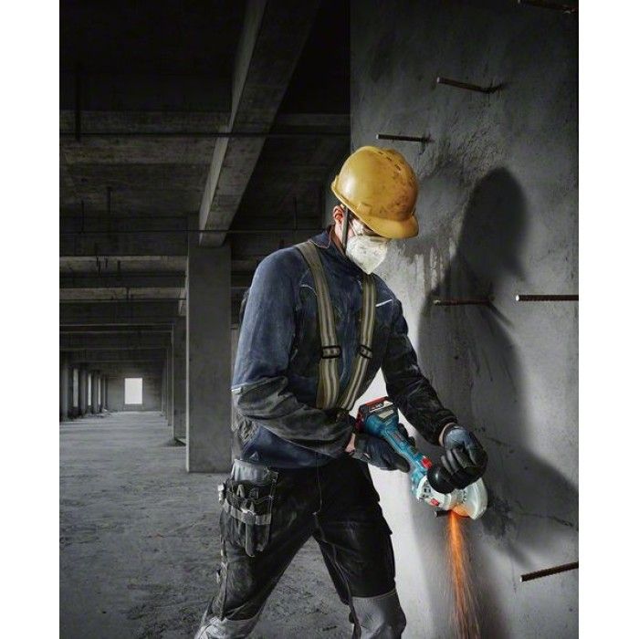 Акумуляторна кутова шліфмашина Bosch GWS 180-LI Professional (18 В, 4 А*год, 125 мм) (06019H9025)