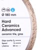 Диск алмазний відрізний DiStar HARD CERAMICS ADVANCED (180x1.4x25.4 мм) (11120528014)