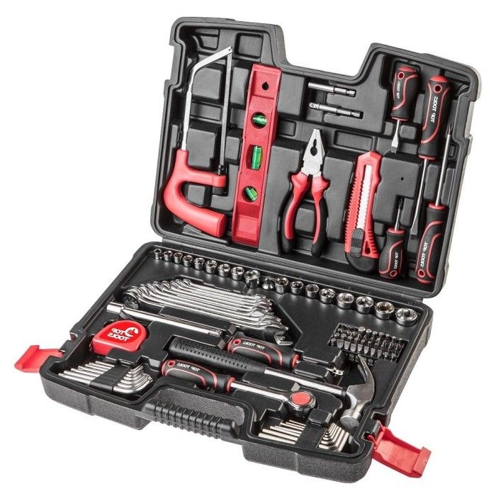 Универсальный набор инструментов Top Tools (100 предметов) (38D535)