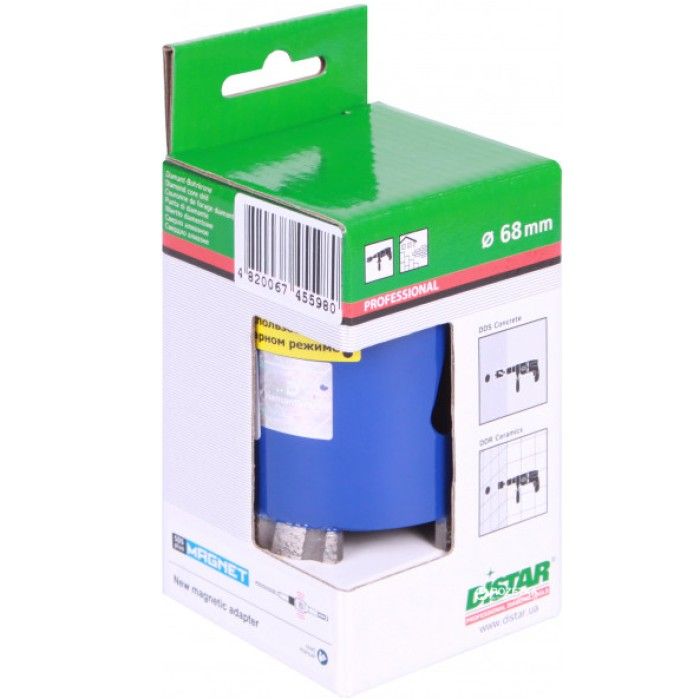 Сверло корончатое алмазное Distar САСС-W по бетону 68x65-4xМ16 Т-Бетон (17984445079)