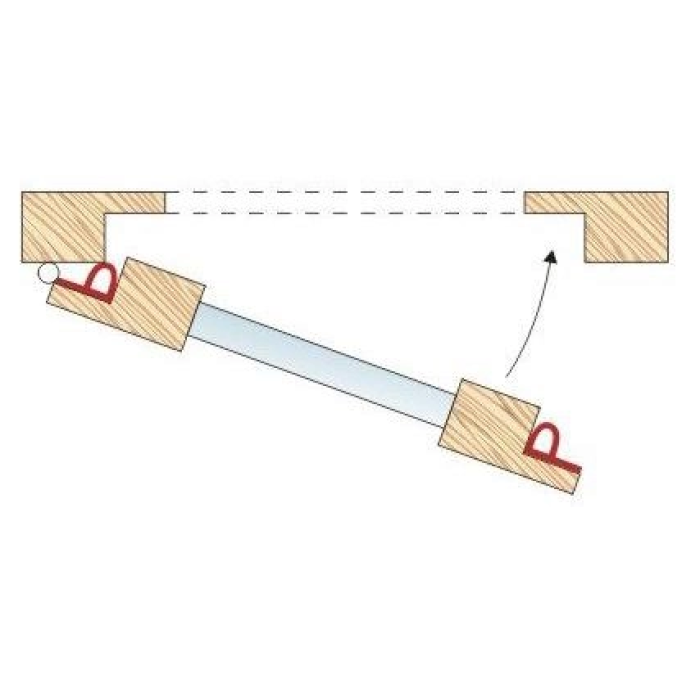Ущільнювач Sanok (D-профіль, 12x10 мм, 50 м)