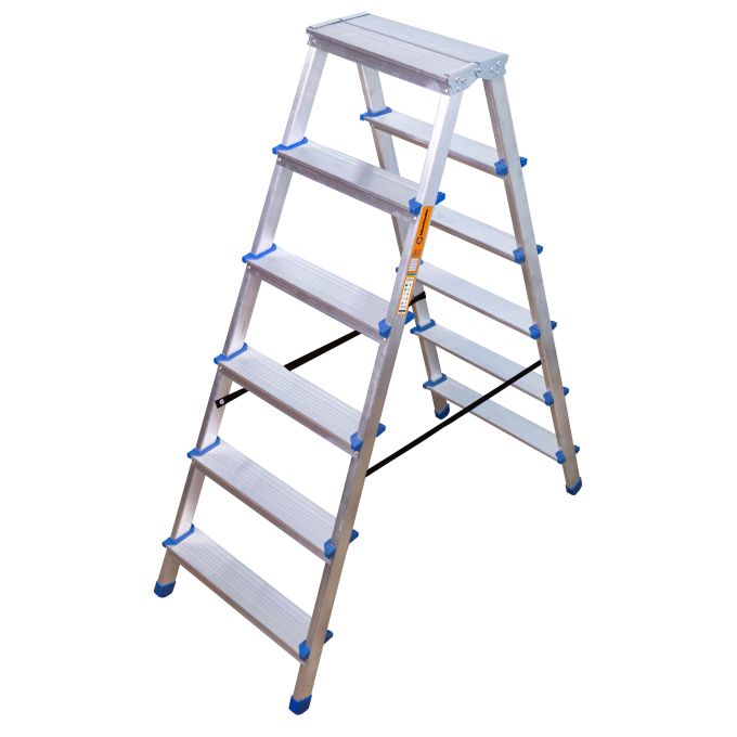 Стрем'янка двостороння алюмінієва BLUETOOLS Expert (6 сходинок) (160-9074)