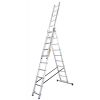 Лестница алюминиевая 3-х секционная BLUETOOLS Expert (3х10 ступеней) (160-9027)