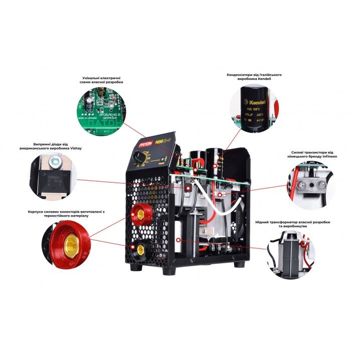 Зварювальний апарат інверторний PATON MINI R-4 (5 кВА, 150 А) (1011015011)