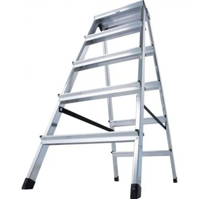 Стремянка двусторонняя KRAUSE Dopplo (2х5 ступенек) (120410)